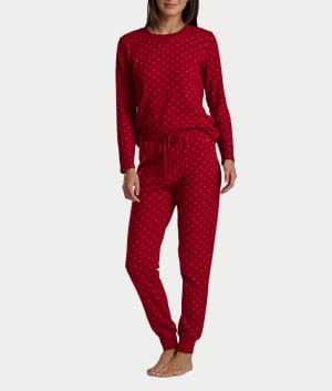 Thermal Knit Pajama Set: undefined