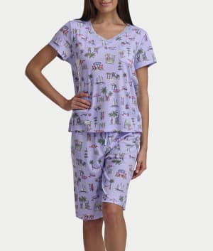 Bermuda Knit Short Set: undefined