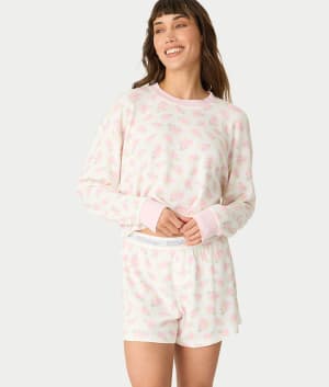 Boyfriend Boxer Ditsy Floral Pajama Set: undefined