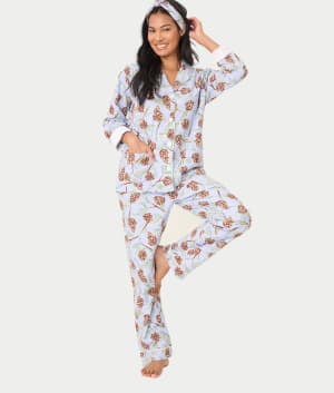 Flannel 3-Piece Pajama Set: undefined