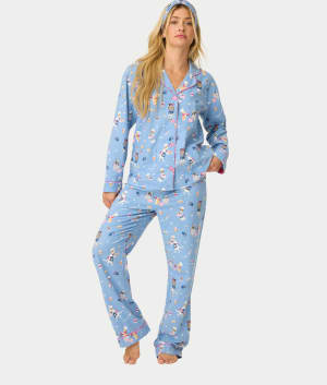 Flannel 3-Piece Pajama Set: undefined