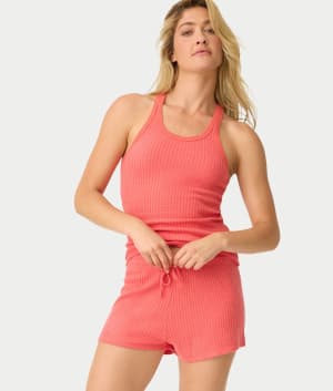 Morning Waffles Solid Knit Pajama Set: undefined