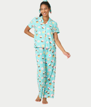 Sweet Life 3-Piece Knit Pajama Set: undefined