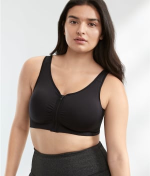 Lynn Front-Close Wire-Free Bra: undefined