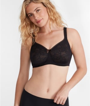Selena Mastectomy Wire-Free Lace Bra: undefined