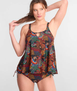 Tropical Nights Mabel Tankini Top: undefined