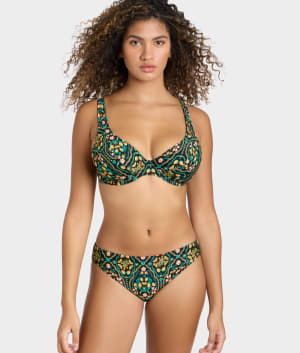 Sunset In Seville High Apex Bikini Top: undefined