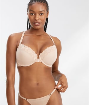 The Effortless Front-Close Lace Bra: undefined