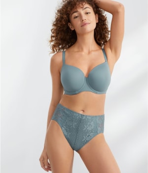 The Essential Lace Hi-Cut Brief: undefined