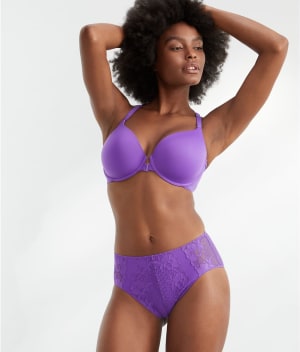 The Essential Lace Hi-Cut Brief: undefined