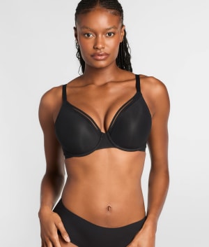 The Plunge Modern Mesh Bra: undefined