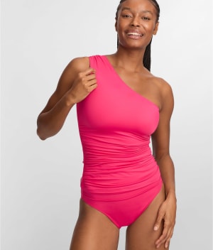 The Slimming Grecian Tankini Top: undefined