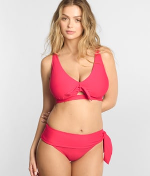 Tie Front Bikini Top: undefined
