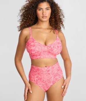 Longline Underwire Bikini Top: undefined