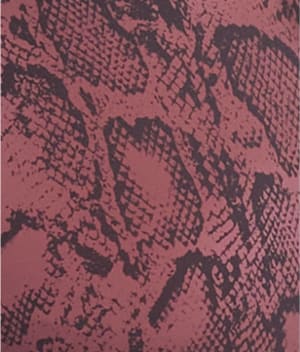 Maroon Snakeskin