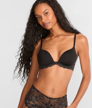 Feeling Famous Wire-Free Push-Up Bra: undefined