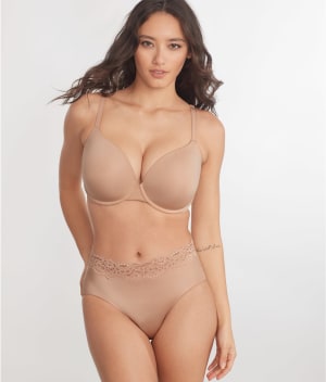 Shine Brief With Lace: undefined