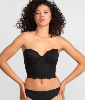 Tayler Lace Strapless Backless Bra: undefined