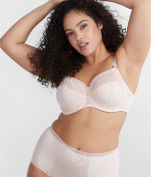 Fusion Lace Side Support Bra: undefined