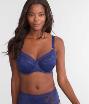 Fusion Lace Side Support Bra: undefined