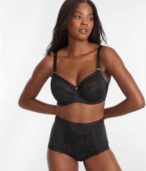 Fusion Lace High-Waist Brief: undefined