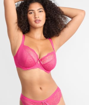 Fancies Plunge Balcony Bra: undefined