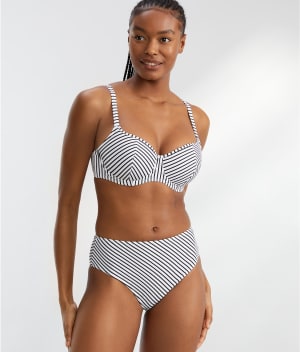 Jewel Cove High-Waist Bikini Bottom: undefined