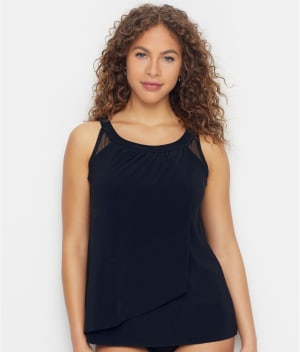 Illusionists Ursula Underwire Tankini Top: undefined