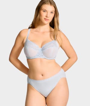 Simply Dreamy Lace Trim French Cut: Skyway