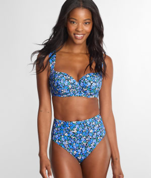Posy High-Waist Bikini Bottom: undefined