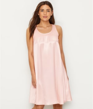 Lindsay Satin Nightgown: undefined