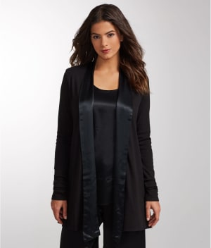 Shelby Knit Lounge Cardigan Wrap: undefined