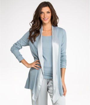 Shelby Knit Lounge Cardigan Wrap: undefined