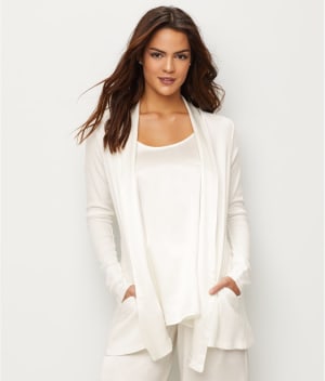 Shelby Knit Lounge Cardigan Wrap: undefined