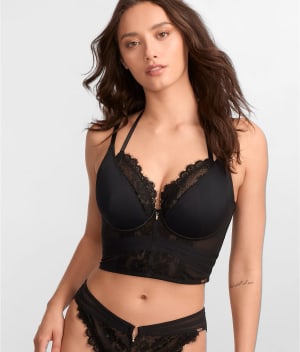 India Wild At Heart Longline Bra: undefined