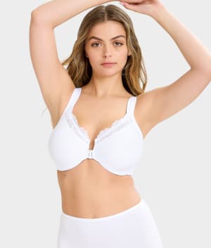 Everyday Essential Front-Close Minimizer Bra: undefined