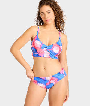Longline Underwire Bikini Top: undefined