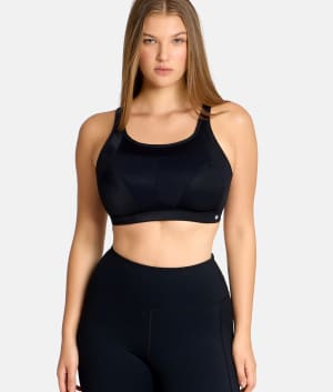 All-In-One High-Impact Wire-Free Sports Bra: undefined