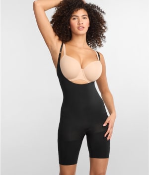 Everyday Open Bust Thigh Shaper: undefined