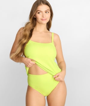 Pacifica Astrid High-Waist Bikini Bottom: undefined