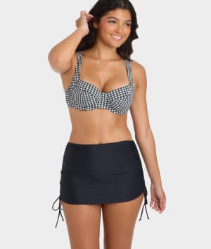 Signature Skirted Bikini Bottom: undefined