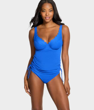 Spirit Selena Plunge Underwire Tankini Swim Top: undefined