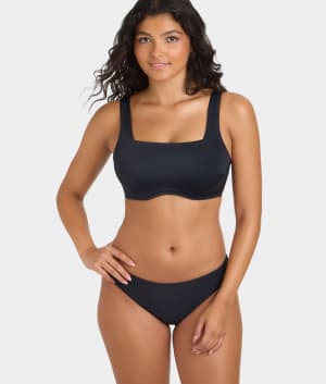 Azzuro Gina Crop Underwire Bikini Top: undefined