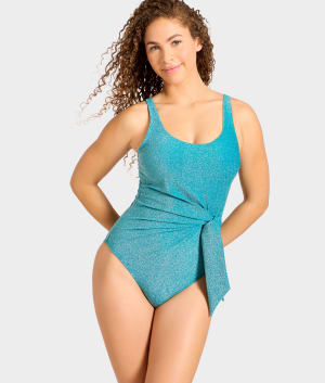 Sparkle Gigi Underwire One-Piece Swimsuit: undefined