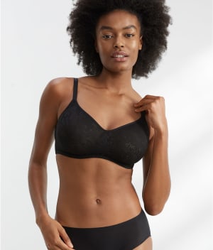 Shape of U Seamless Lace Bra: undefined